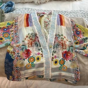 JOHNNY WAS KIMONO NEVER WORN